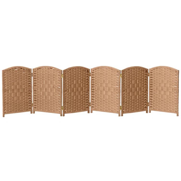 Red Barrel Studio® Short Diamond Weave Folding Screen