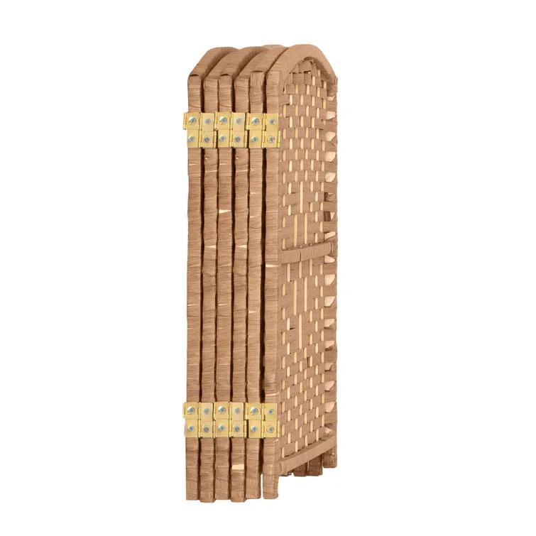 Red Barrel Studio® Short Diamond Weave Folding Screen