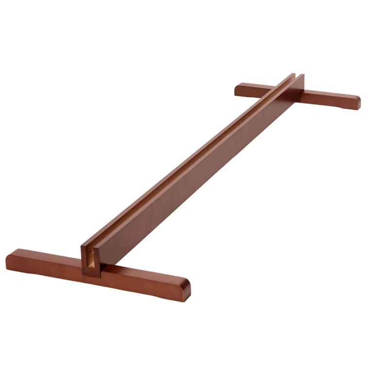 Room Divider Stand Walnut 3 Panel