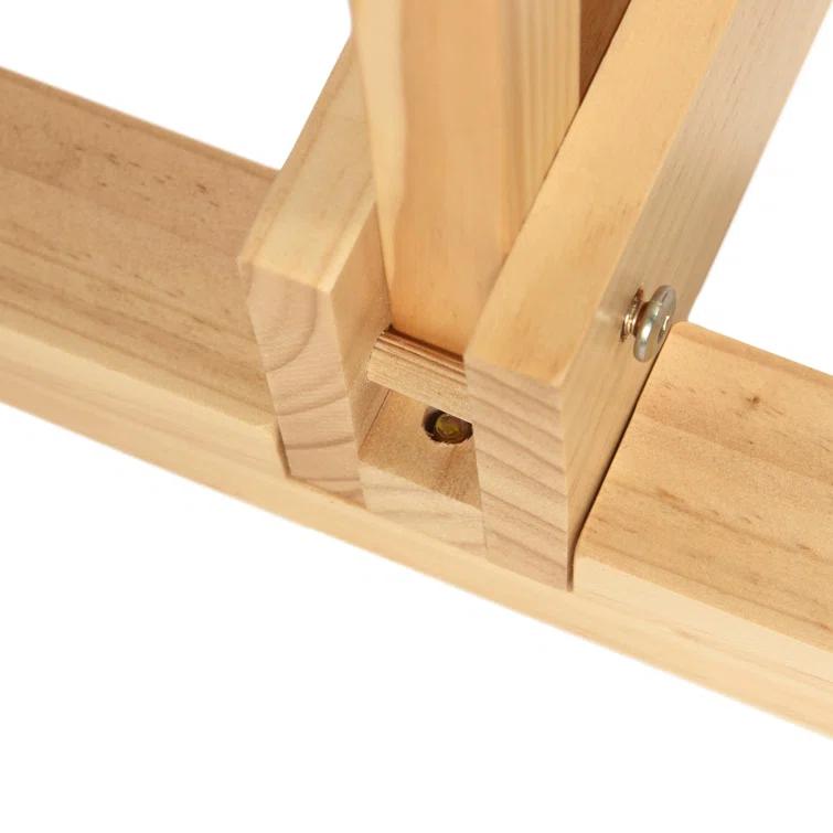 Room Divider Stand Natural 3 Panel