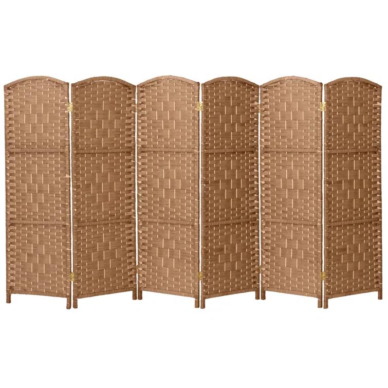 Red Barrel Studio® Short Diamond Weave Folding Screen
