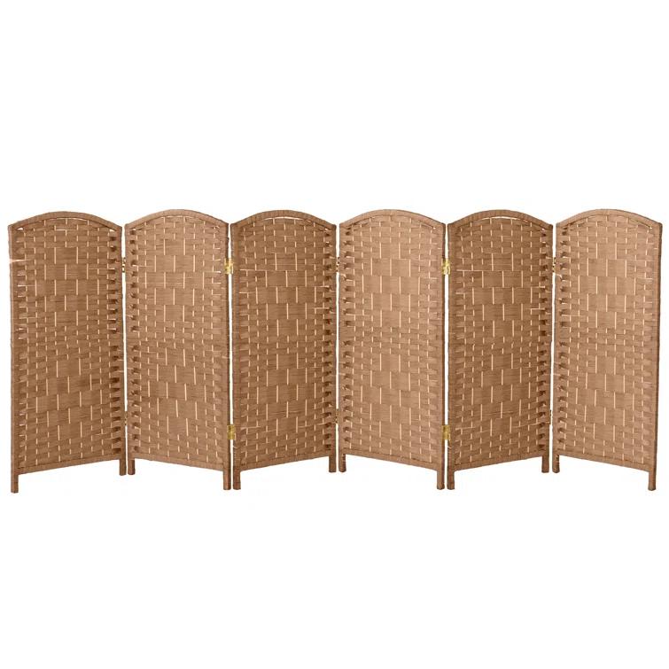 Red Barrel Studio® Short Diamond Weave Folding Screen