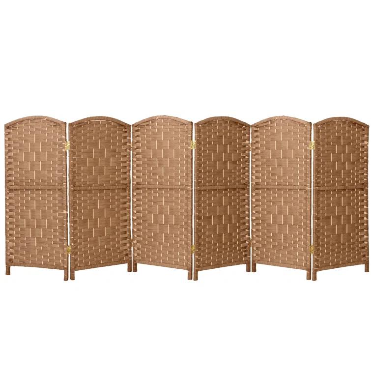 Red Barrel Studio® Short Diamond Weave Folding Screen