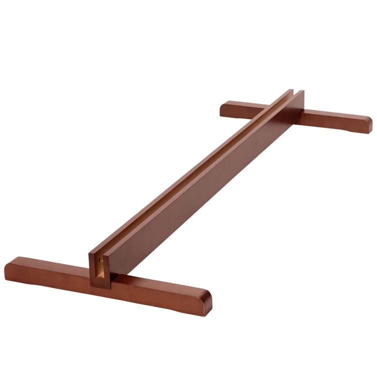 Room Divider Stand Walnut 3 Panel