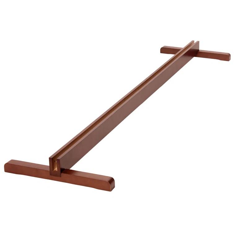 Room Divider Stand Walnut 3 Panel