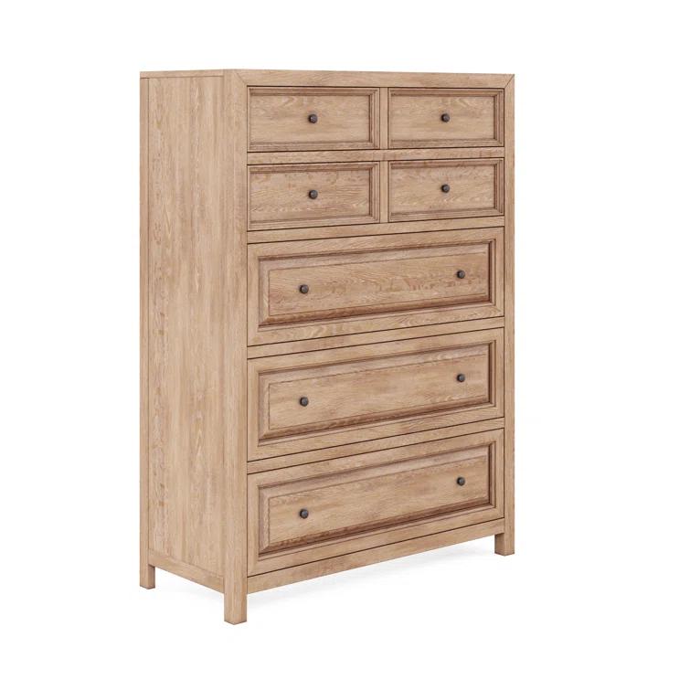 Birch Lane™ Katheryn Solid Wood 42'' W 7 - Drawer Dresser