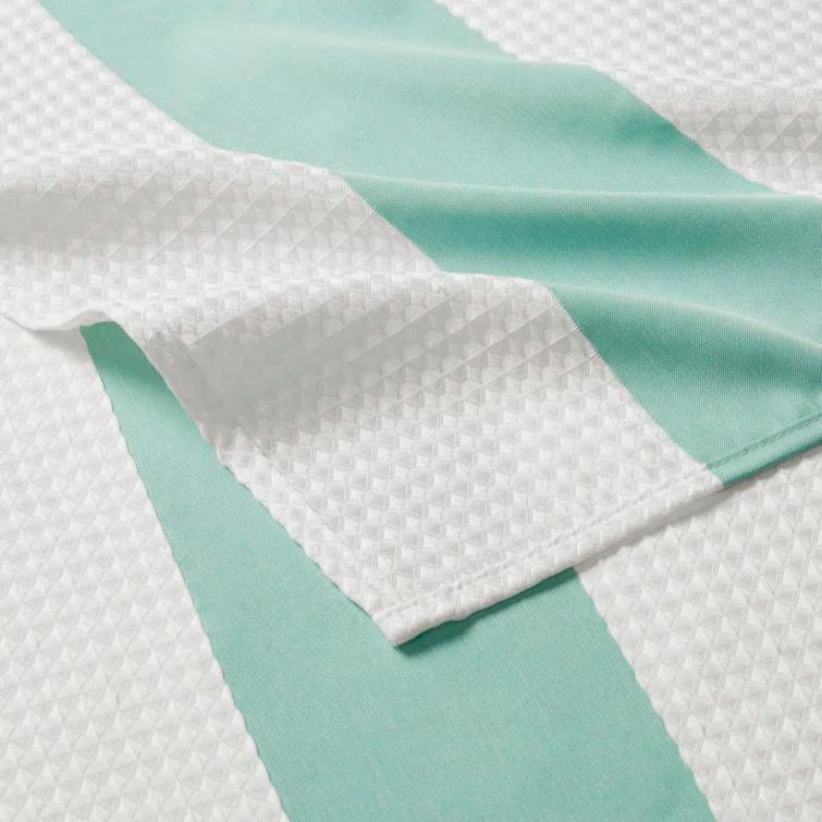 Spa Waffle Shower Curtain with 3M Treatment