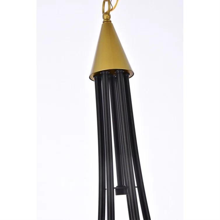 Castlehill 6 Light Metal Dimmable Chandelier