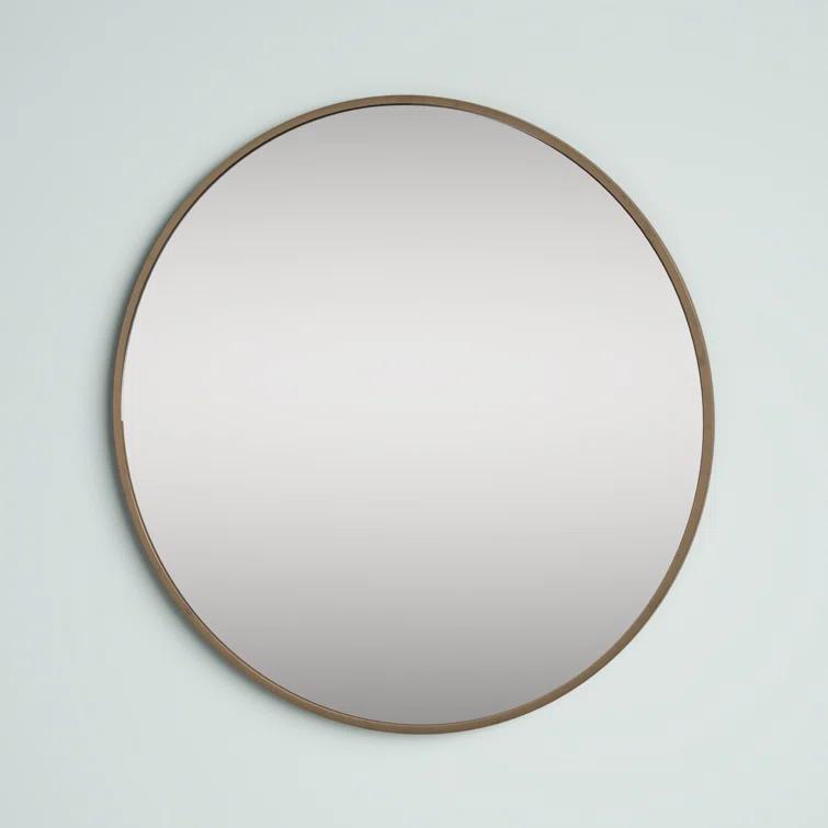 Sabine Metal Round Wall Mirror