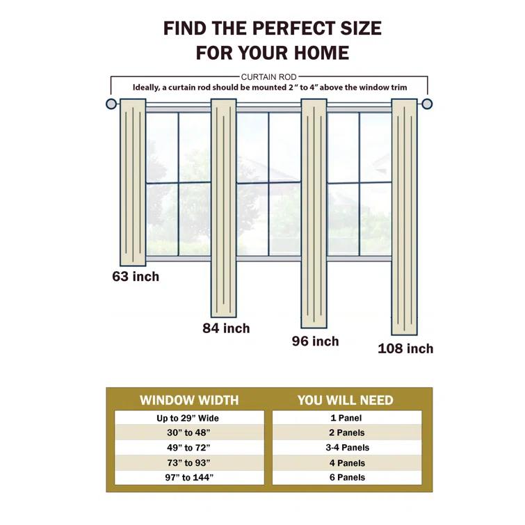 Superior Kinlaw Polyester Room Darkening Curtain Panel Pair (Set of 2)