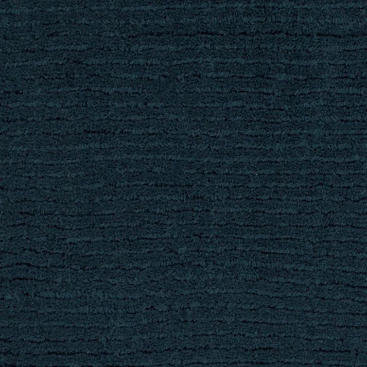 Handmade Solid Black Wool Rectangular Area Rug, 2' x 3'