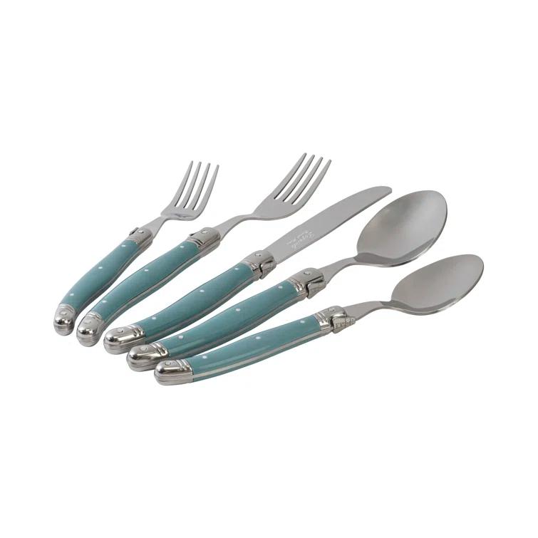 French Home French Home Laguiole 20 Piece Stainless Steel Flatware Set, Service for 4 (Set of 20)