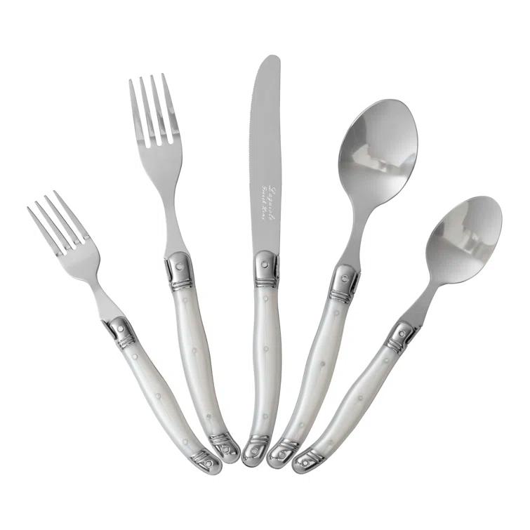 French Home French Home Laguiole 20 Piece Stainless Steel Flatware Set, Service for 4 (Set of 20)