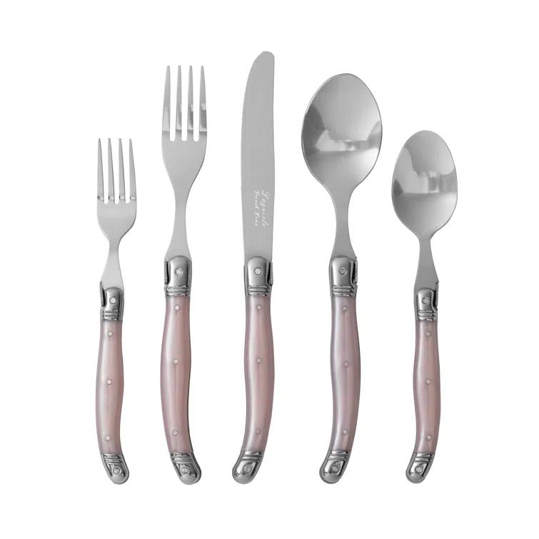 French Home French Home Laguiole 20 Piece Stainless Steel Flatware Set, Service for 4 (Set of 20)