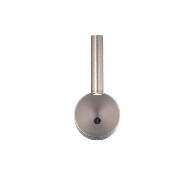 Sprig 4.375" Dimmable LED Reading Light with USB Port, 3000K