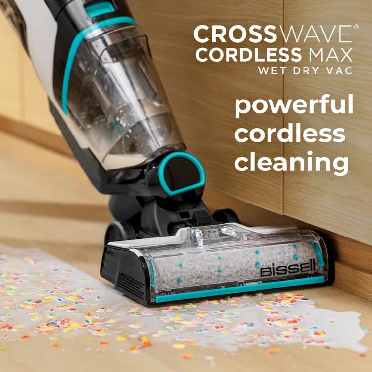 BISSELL CrossWave Cordless Max Multi-Surface Bagless Wet Dry Vac 2554A