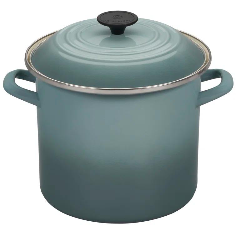 Le Creuset ® Sea Salt 8-Qt. Enameled Stockpot