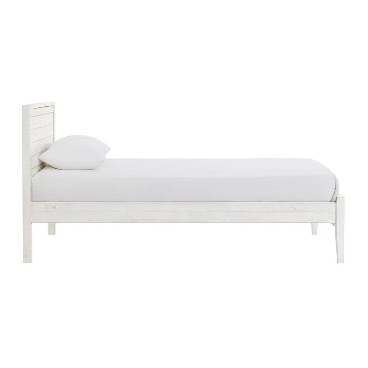 Windsor Wood Farmhouse Industrial Bohemian Style 3 Pc Bedroom Set With Slat Twin Bed 2 Nightstands