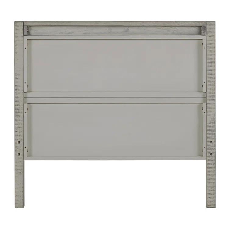 Alaterre Windsor Wood Farmhouse Industrial Bohemian Style 3 Pc Bedroom Set With Slat Twin Bed 2 Nightstands