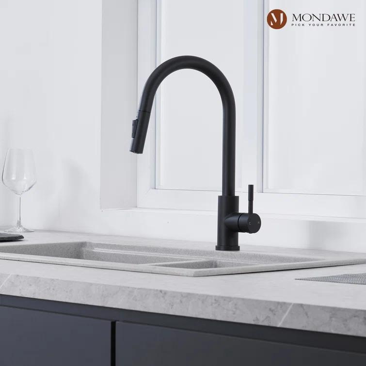 Mondawe Pull Down Kitchen Faucet