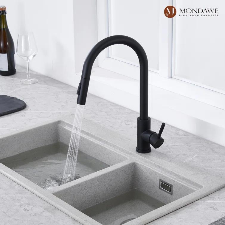 Mondawe Pull Down Kitchen Faucet