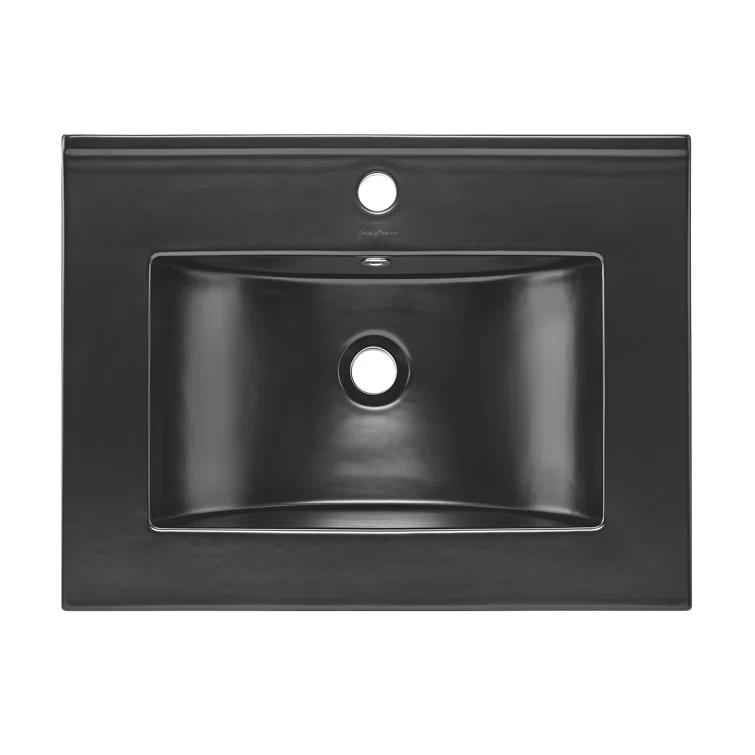Ceramic 24" Single Bathroom Vanity Top