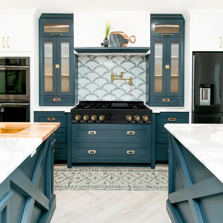 ZLINE Autograph 48 in. Legacy Gas Rangetop in Stainless Steel