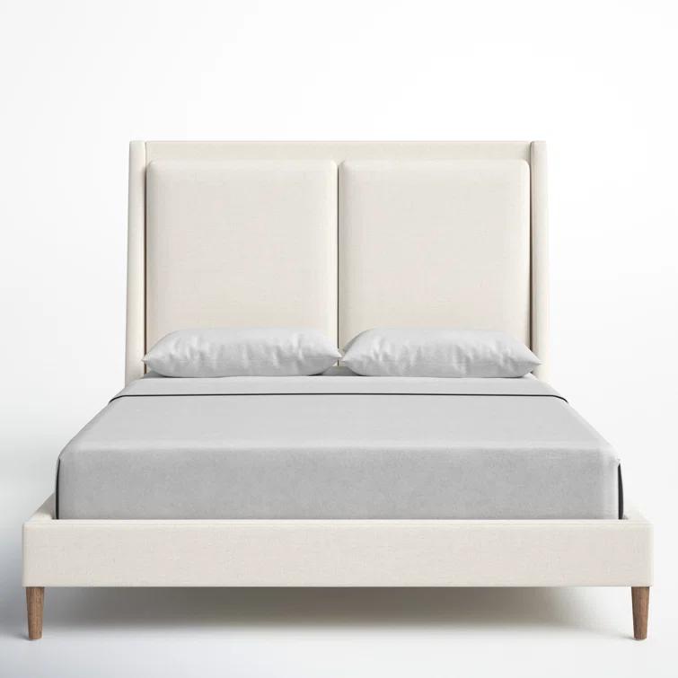 Rexford Platform Bed - Cream / Queen