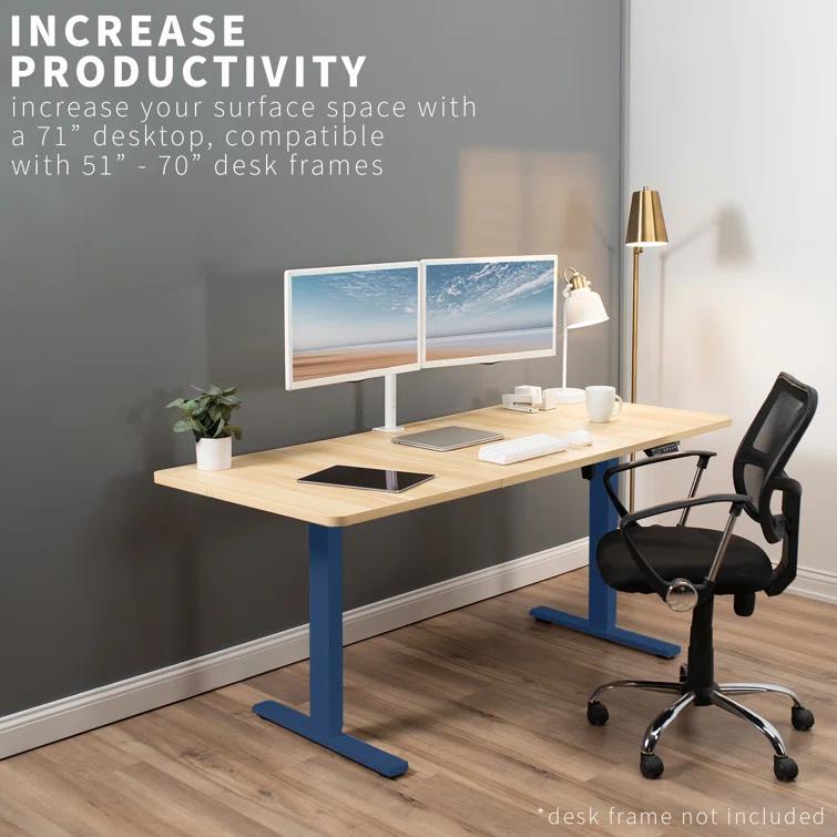 Universal Table Top for Sit to Stand Desk Frames