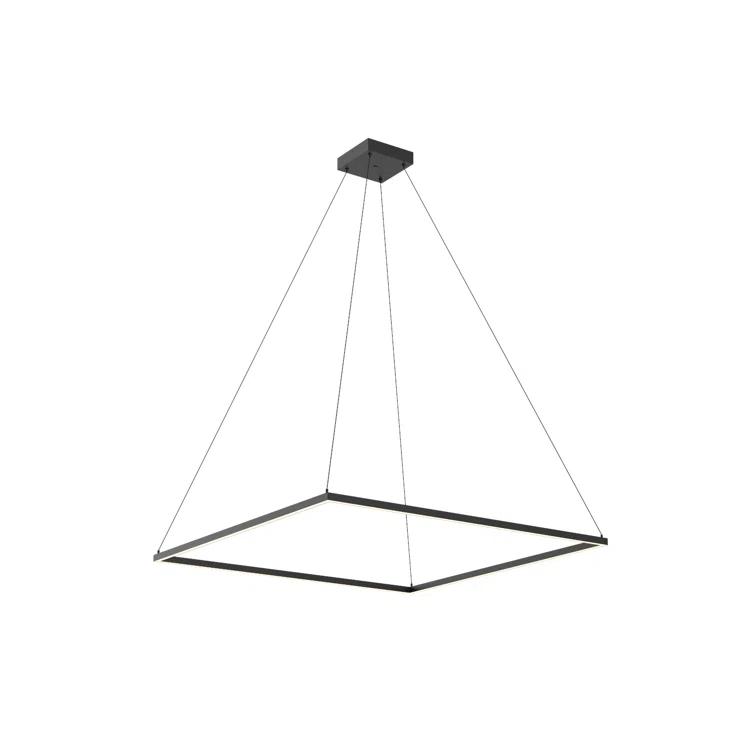 Piazza Dimmable LED Square / Rectangle Chandelier