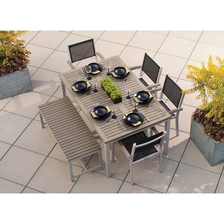 Travira Rectangular Tekwood Outdoor Dining Table