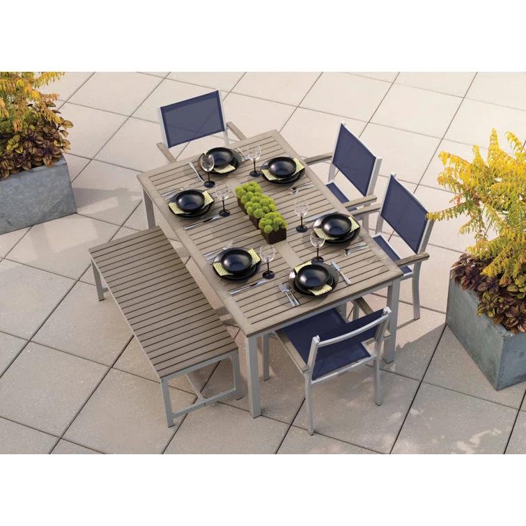 Travira Rectangular Tekwood Outdoor Dining Table