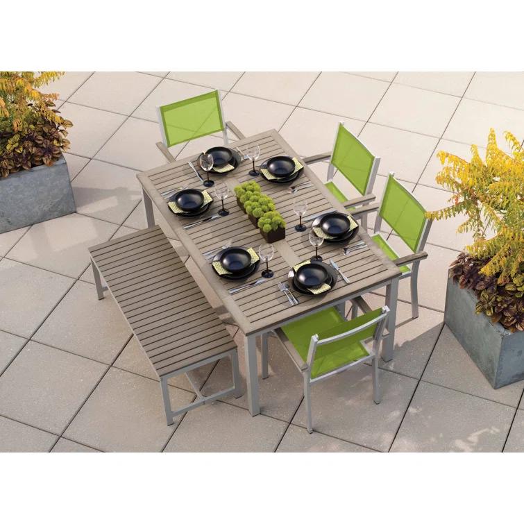 Travira Rectangular Tekwood Outdoor Dining Table