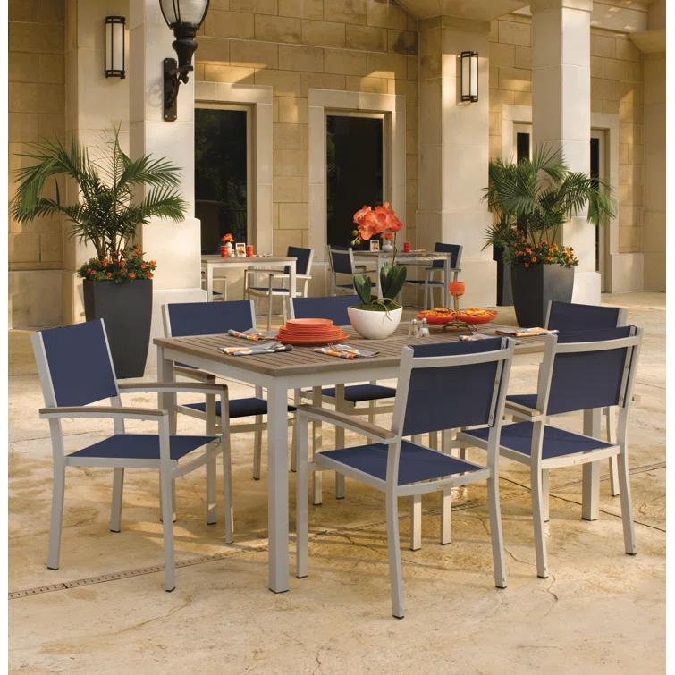 Travira Rectangular Tekwood Outdoor Dining Table