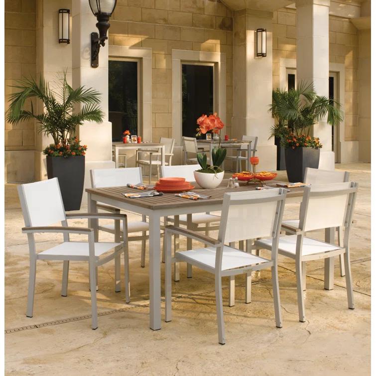 Travira Rectangular Tekwood Outdoor Dining Table