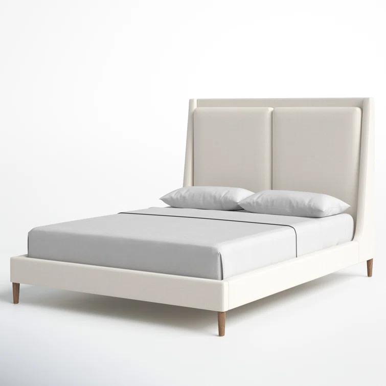 Rexford Platform Bed - Cream / Queen