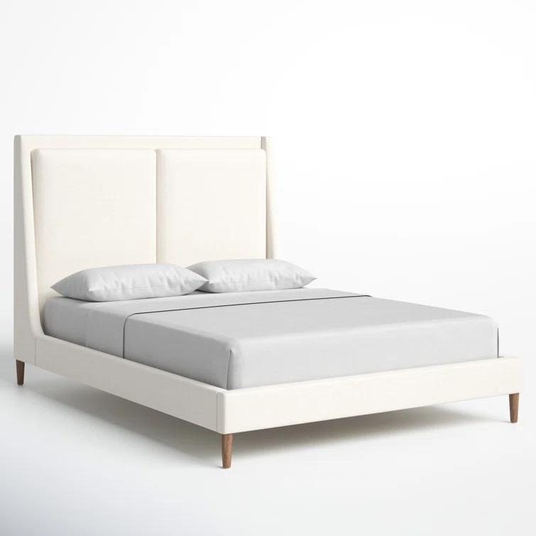 Rexford Platform Bed - Cream / Queen