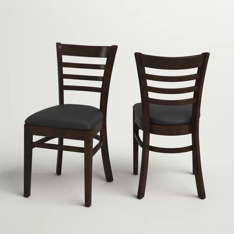 Red Barrel Studio® Ladder Back Wooden Restaurant Chair