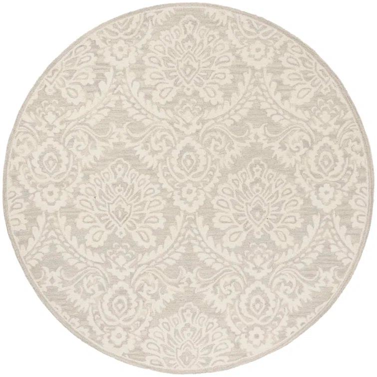 Tansy Wool Silver / Ivory Rug