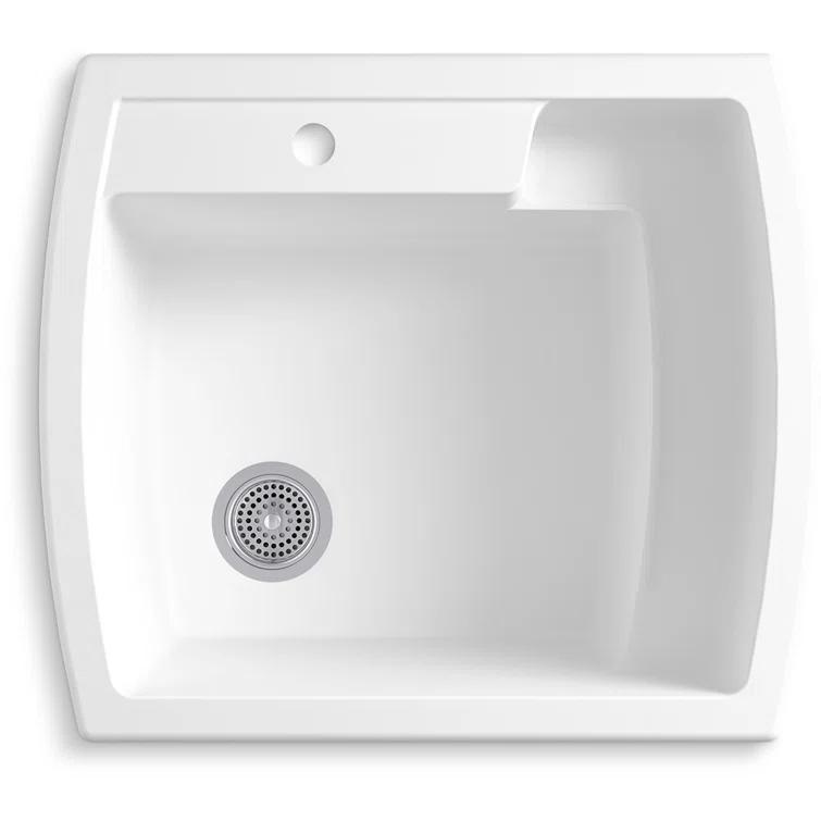 Sterling by Kohler K-995-0 Latitude 25" L x 22" W Laundry Sink