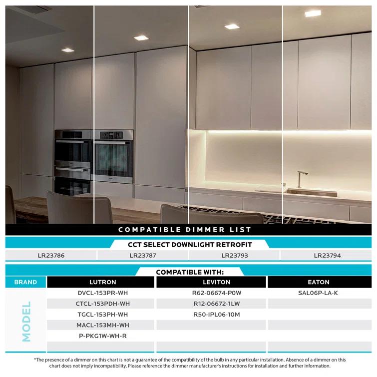 4" High Output Selectable CCT New Construction LED Retrofit Recessed Can Light