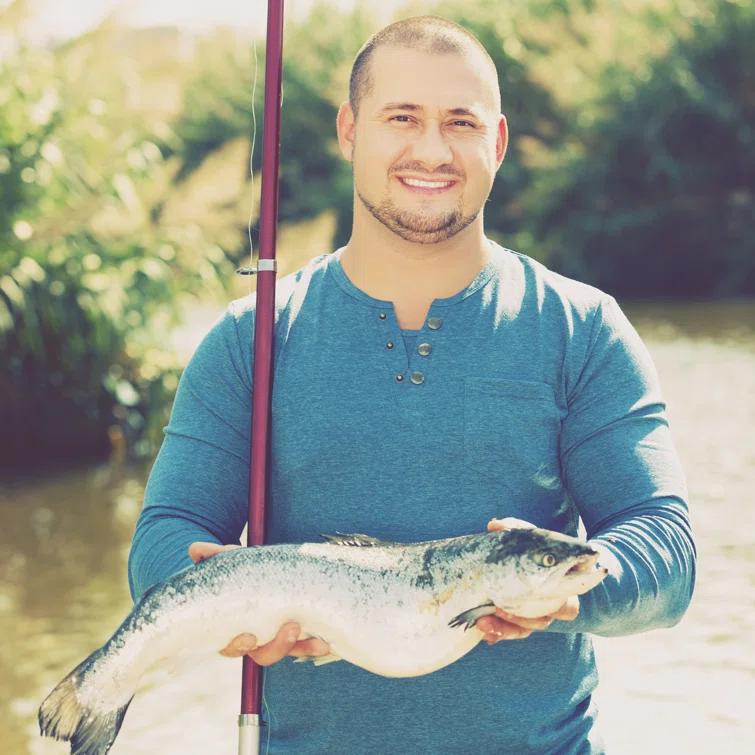 Fishing Rack Plastic Holder for 16 Rods - Organizer Stand for Home or Garage by Wakeman Outdoors