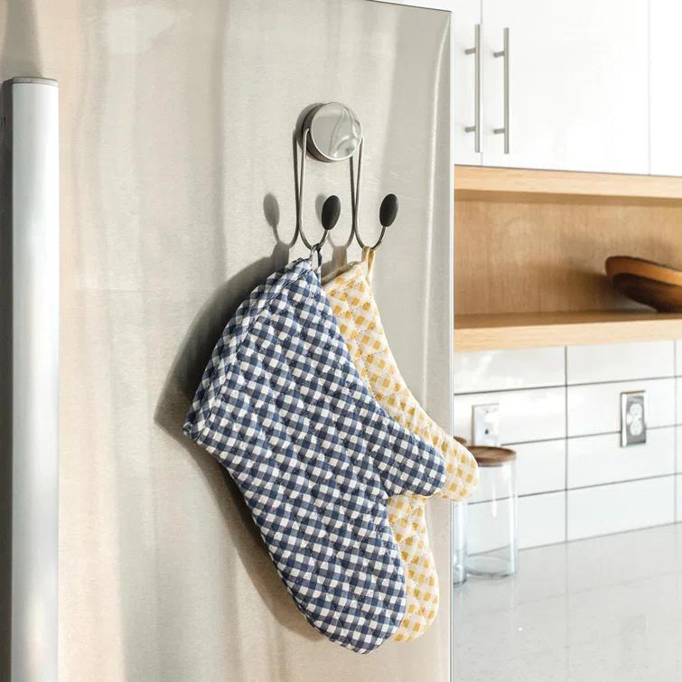 Stainless Steel Magnetic Wall Mounted Hook Rack