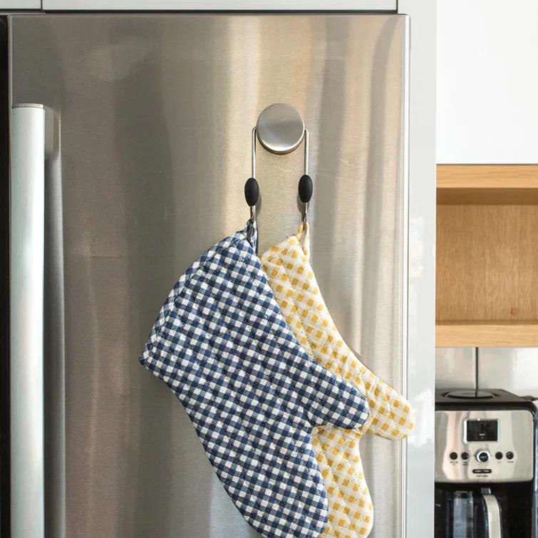 Stainless Steel Magnetic Wall Mounted Hook Rack