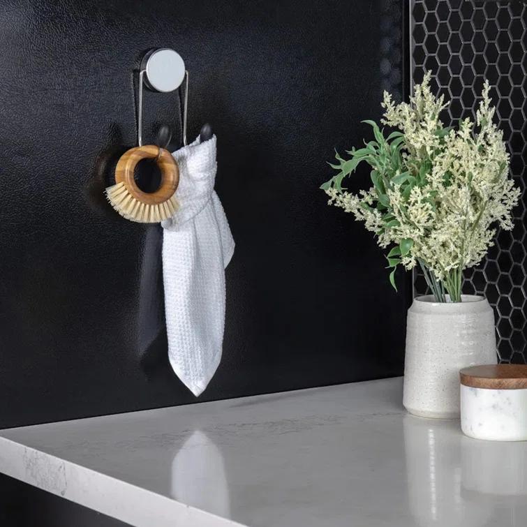Stainless Steel Magnetic Wall Mounted Hook Rack