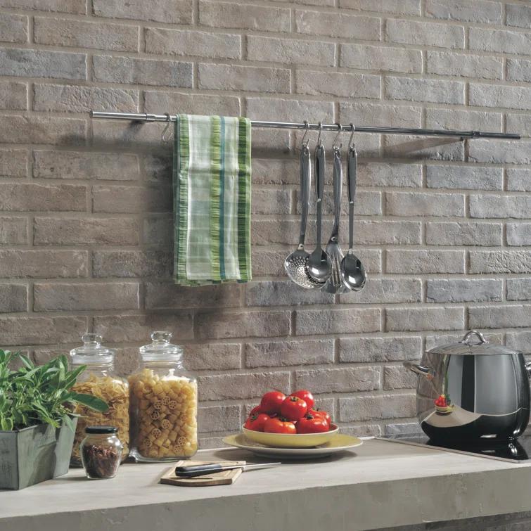 Encore Surfaces Tribeca 2" x 10" Porcelain Brick Look Wall & Floor Tile