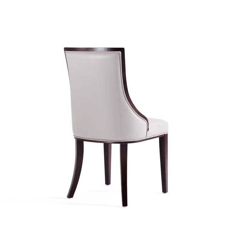 Faux Leather Upholstered Side Chair