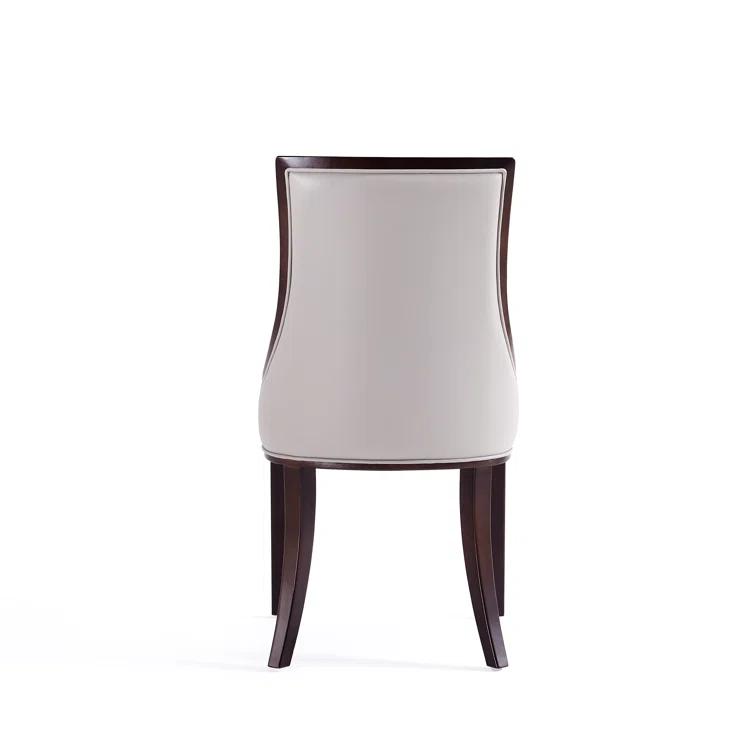 Faux Leather Upholstered Side Chair