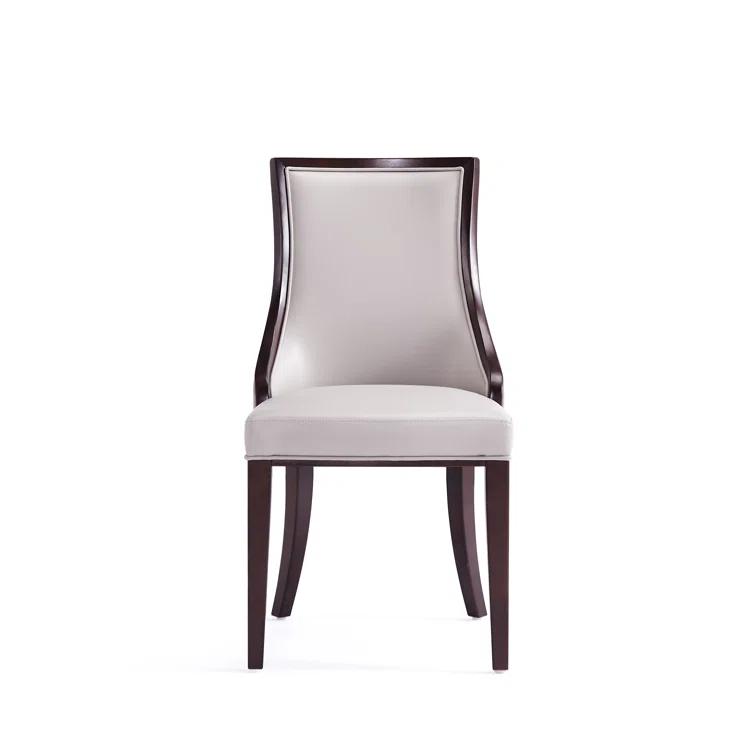 Faux Leather Upholstered Side Chair