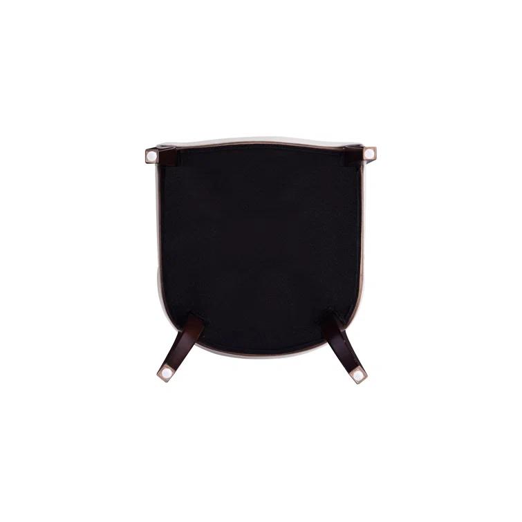Faux Leather Upholstered Side Chair